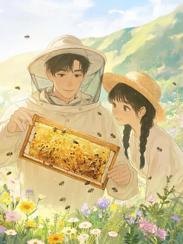 벌들이 그를 따르는 이유