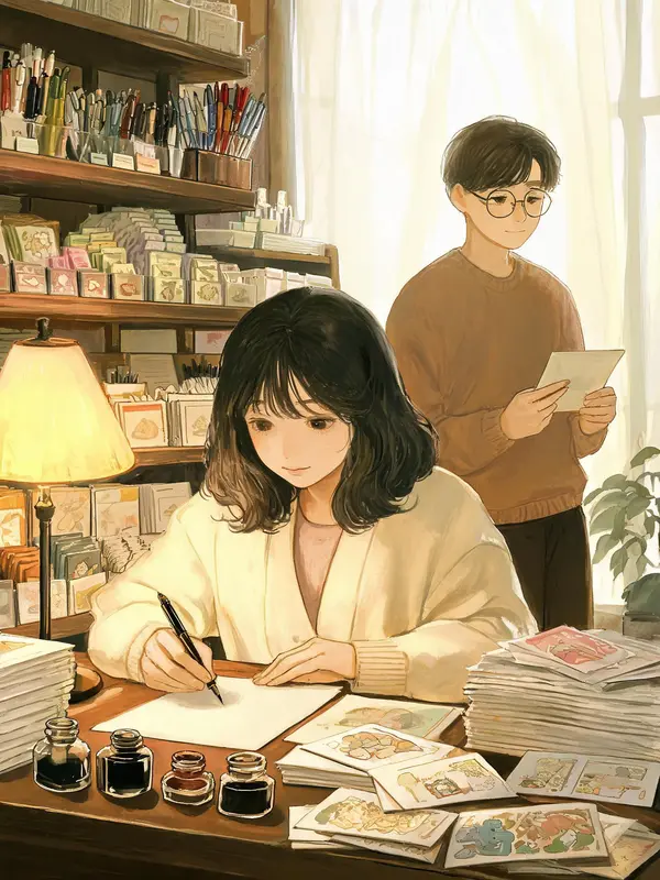 답장을 기다리는 사람이 생겼다