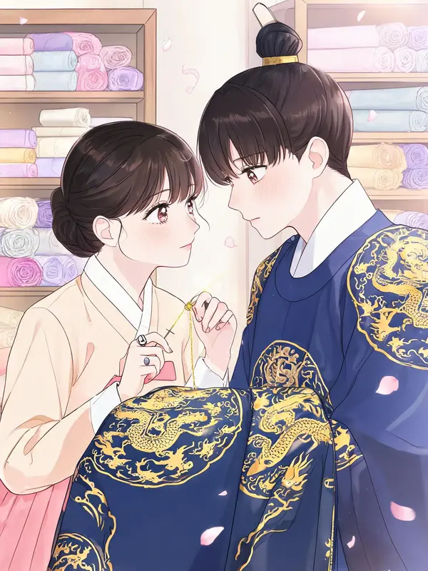 전하의 곤룡포를 짓는 손